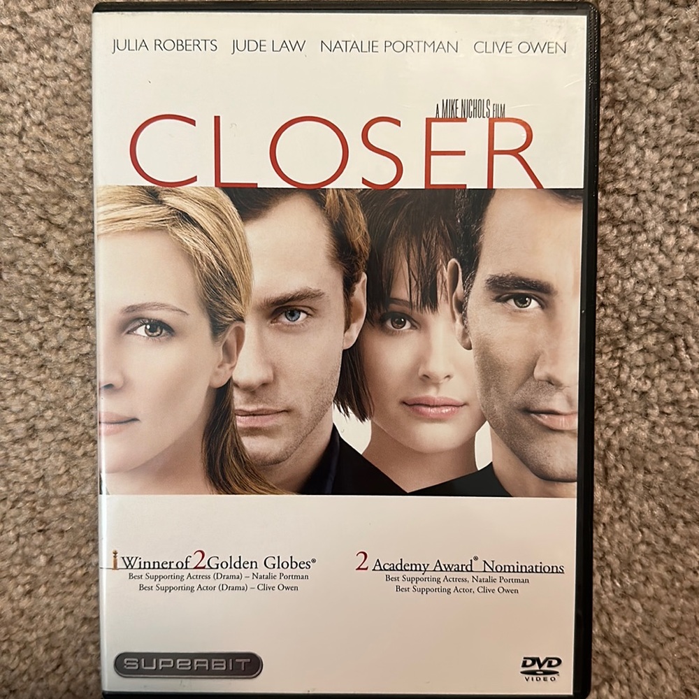 Closer DVD